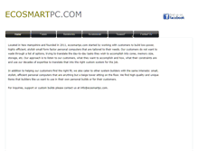 Tablet Screenshot of ecosmartpc.com